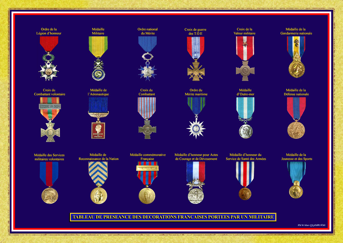 decorations militaires